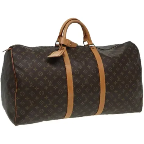 Pre-owned Weekend Bags, female, , Size: ONE SIZE Pre-owned Canvas louis-vuitton-bags - Louis Vuitton Vintage - Modalova