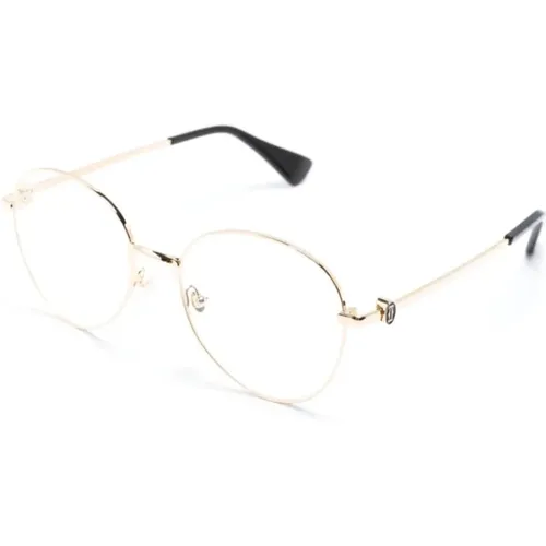 Goldene Optische Brille Stilvoll und vielseitig , Damen, Größe: 54 MM - Cartier - Modalova