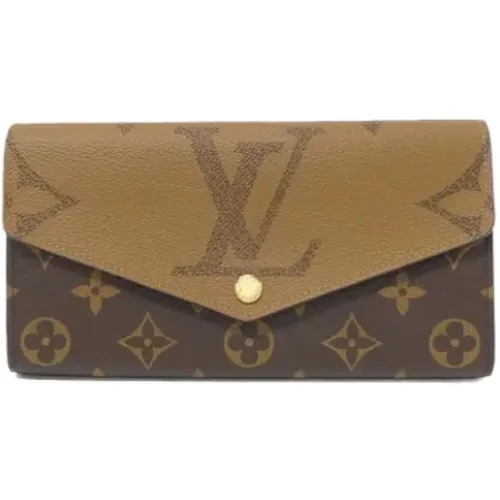 Pre-owned Wallets, female, , Size: ONE SIZE Pre-owned Canvas wallets - Louis Vuitton Vintage - Modalova