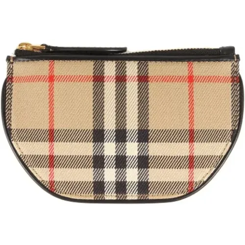 Pre-owned Wallets, female, , Size: ONE SIZE Pre-owned Leather wallets - Burberry Vintage - Modalova