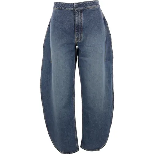 Stone Washed Denim Jeans mit Einzigartigem Design - Alaïa - Modalova