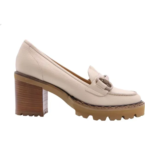 Elegant Lancelot Moccasin Pumps , female, Sizes: 7 UK - Luca Grossi - Modalova