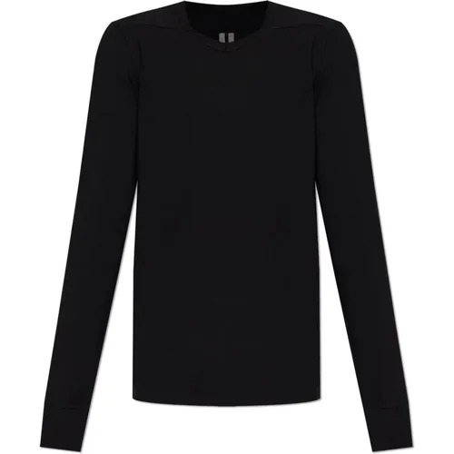 Long Sleeve Tops, male, , Size: M Long-sleeve T-shirt Thermal - Rick Owens - Modalova