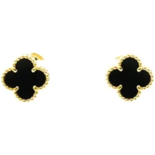 Pre-owned Jewellery, female, , Size: ONE SIZE Pre-owned Gold earrings - Van Cleef & Arpels Pre-owned - Modalova