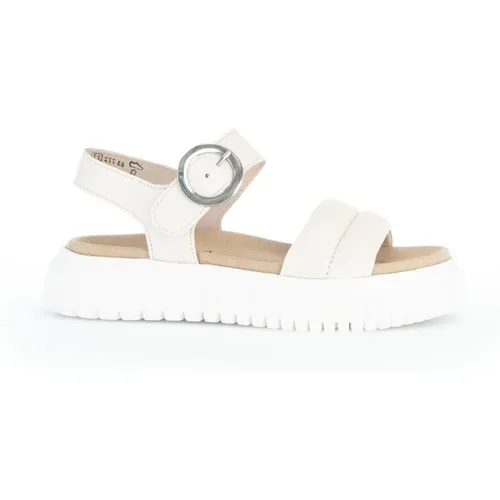 Beige Leder Mode Sandalen Gabor - Gabor - Modalova