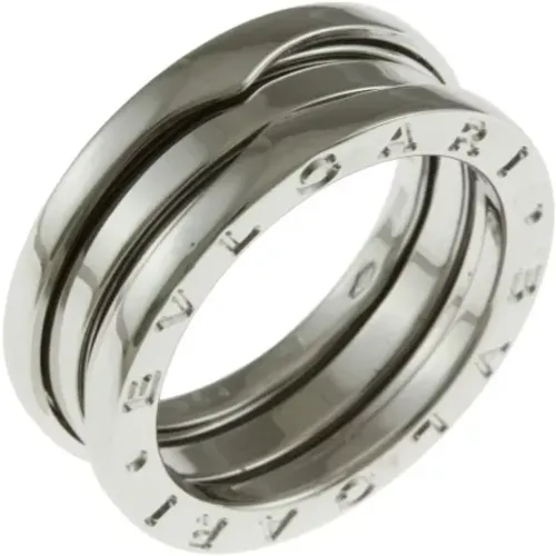 Pre-owned White Gold rings , female, Sizes: ONE SIZE - Bvlgari Vintage - Modalova