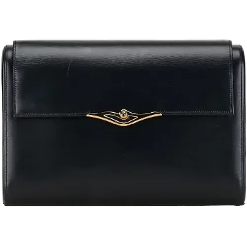 Pre-owned Leather clutches , female, Sizes: ONE SIZE - Cartier Vintage - Modalova