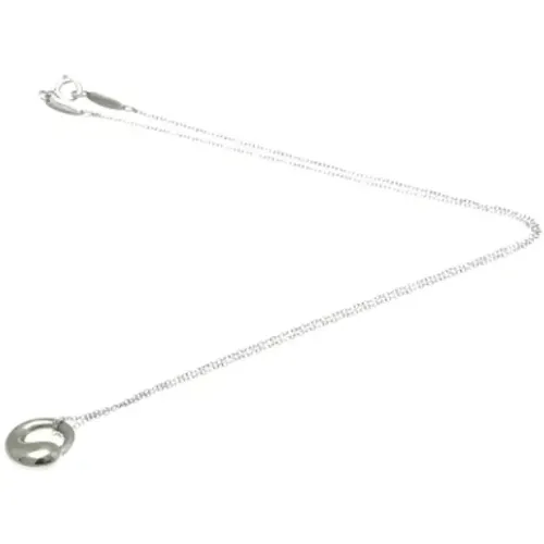 Pre-owned Jewellery, female, , Size: ONE SIZE Pre-owned Silver necklaces - Tiffany & Co. Pre-owned - Modalova