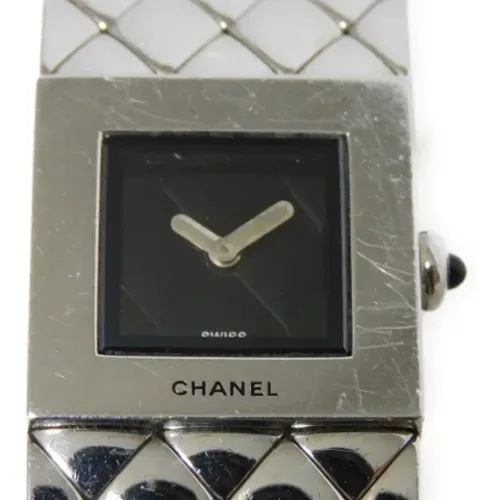 Pre-owned Stainless Steel watches , female, Sizes: ONE SIZE - Chanel Vintage - Modalova