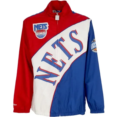 Light Jackets, male, , Size: L NBA Arched Retro Windbreaker Jacket - Mitchell & Ness - Modalova