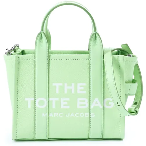 Tote Bags, female, , Size: ONE SIZE The Small Leather Tote - Marc Jacobs - Modalova