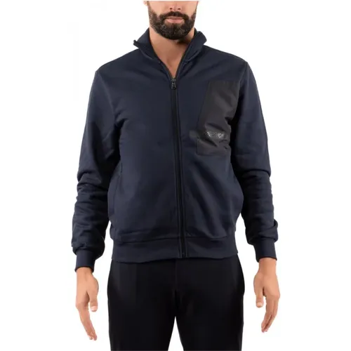 Zip-throughs, male, , Size: S Men's Sweatshirt - Colmar - Modalova