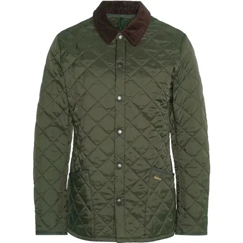 Grüne Steppjacke Heritage Boatyard , Herren, Größe: 2XL - Barbour - Modalova