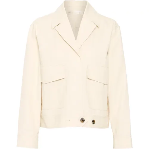 Relaxed Fit Vanilla Jacket with Large Pockets , female, Sizes: S, M, XS, L - InWear - Modalova
