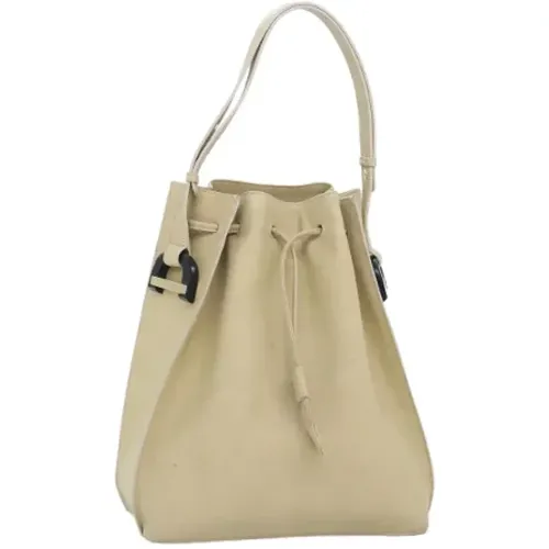 Pre-owned Bucket Bags, female, , Size: ONE SIZE Pre-owned Leather handbags - Gucci Vintage - Modalova