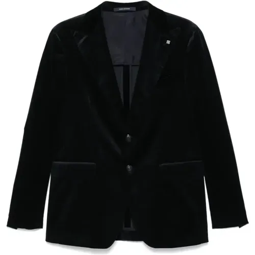 Blazers, male, , Size: 2XL Blazer with double-breasted buttoning - Tagliatore - Modalova