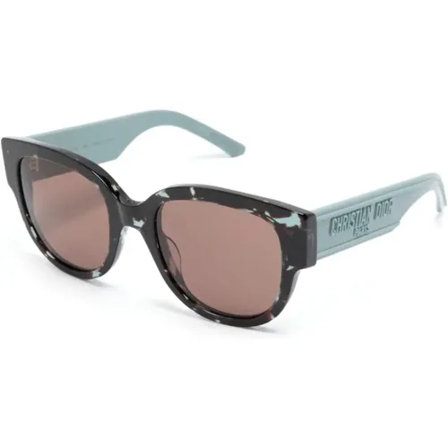 Braun/Havanna Sonnenbrille, vielseitig und stilvoll , Damen, Größe: 54 MM - Dior - Modalova