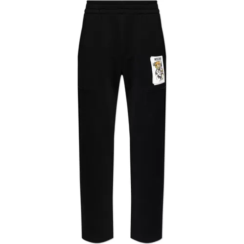 Sweatpants, male, , Size: L Sweatpants - Moschino - Modalova