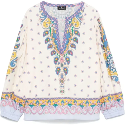 Shirt mit Medaillon- und Paisley-Muster , Damen, Größe: XS - ETRO - Modalova