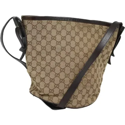 Pre-owned Shoulder Bags, female, , Size: ONE SIZE Pre-owned Canvas gucci-bags - Gucci Vintage - Modalova