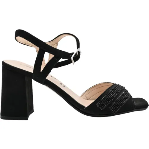Schwarze High Heel Sandalen Eleganter Stil - Cinzia Soft - Modalova