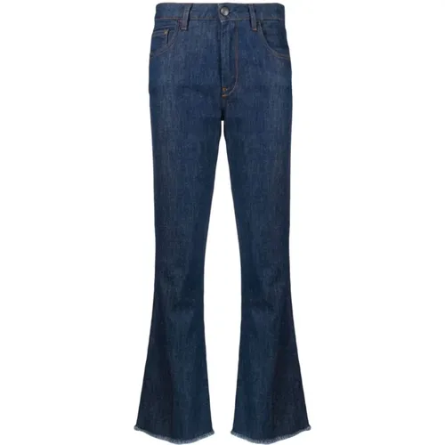 Flared Jeans , Damen, Größe: W30 - Fay - Modalova