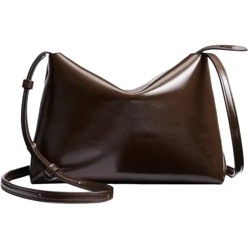 Mittelgroße Crossbody-Tasche in Kastanie - Khaite - Modalova