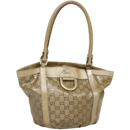 Pre-owned Tote Bags, female, , Size: ONE SIZE Pre-owned Canvas gucci-bags - Gucci Vintage - Modalova