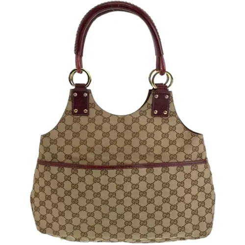 Pre-owned Shoulder Bags, female, , Size: ONE SIZE Pre-owned Canvas gucci-bags - Gucci Vintage - Modalova