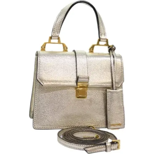 Pre-owned Handbags, female, , Size: ONE SIZE Pre-owned Leather handbags - Miu Miu Pre-owned - Modalova