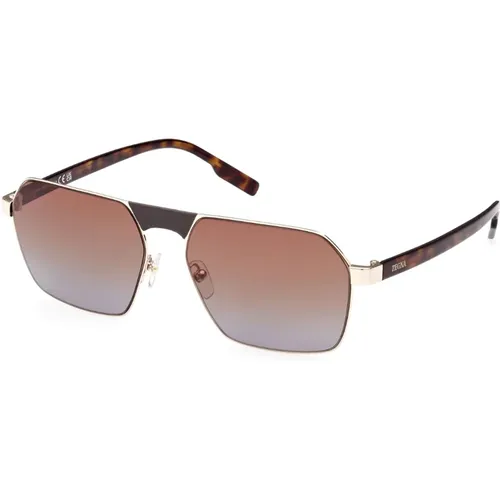 Sunglasses, unisex, , Size: 59 MM Rose Gold/ Shaded Sunglasses - Ermenegildo Zegna - Modalova