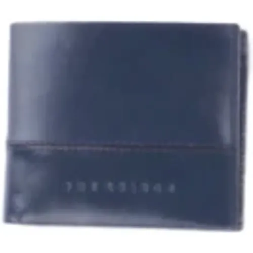Wallet with Logo Front Pocket , male, Sizes: ONE SIZE - The Bridge - Modalova