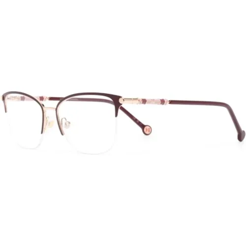 Gold Optical Frames , female, Sizes: 53 MM - Carolina Herrera - Modalova