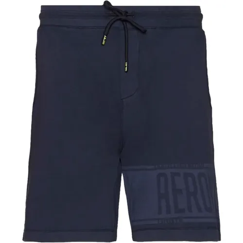 Lässige Shorts , Herren, Größe: M - aeronautica militare - Modalova