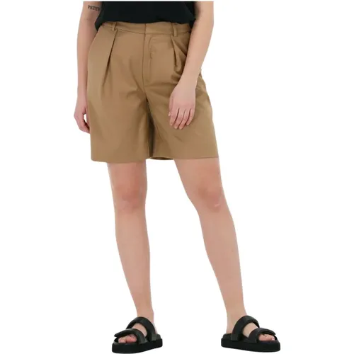 Kamel Shorts Paula Mw , Damen, Größe: XS - Gestuz - Modalova