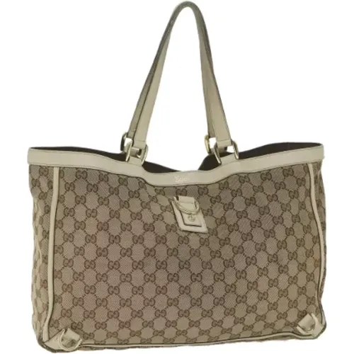 Pre-owned Tote Bags, female, , Size: ONE SIZE Pre-owned Canvas totes - Gucci Vintage - Modalova