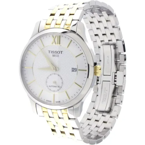 Automatic Dial Steel Watch , female, Sizes: ONE SIZE - Tissot - Modalova