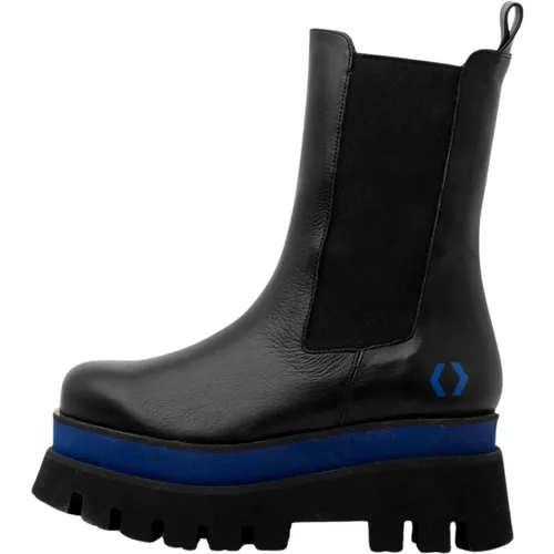 Blaue Chunky Stiefel von Paloma Barceló , Damen, Größe: 37 EU - Mikakus Barcelona - Modalova