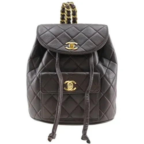 Pre-owned Backpacks, female, , Size: ONE SIZE Pre-owned Leather chanel-bags - Chanel Vintage - Modalova