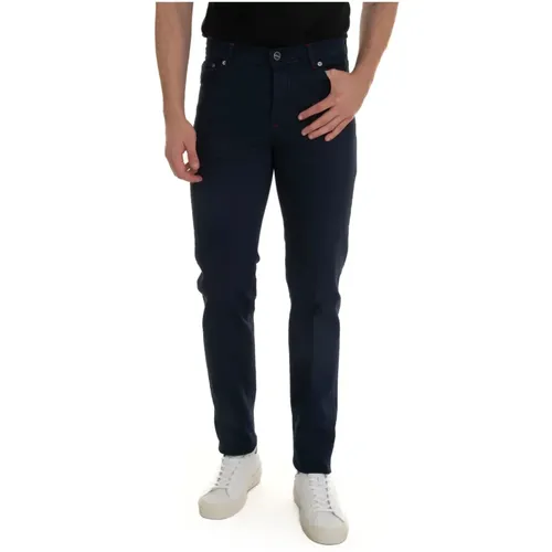 Moderne Slim-Fit Denim Jeans Kiton - Kiton - Modalova