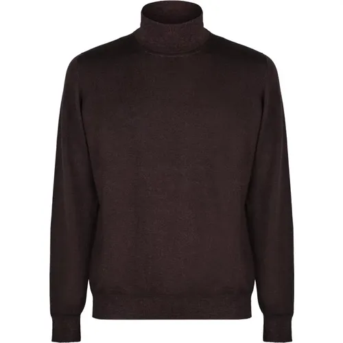Turtlenecks, male, , Size: 2XL Merino Wool Turtleneck Sweater - Drumohr - Modalova