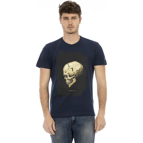 Casual T-Shirt mit Rundhalsausschnitt , Herren, Größe: S - Trussardi - Modalova