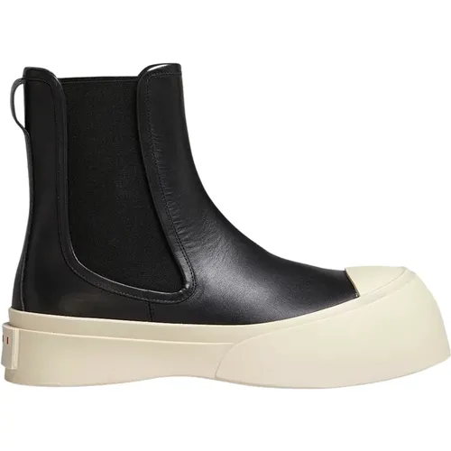 Chelsea Boots, male, , Size: 7 US Nappa leather pablo chelsea boot - Marni - Modalova