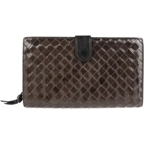 Pre-owned Leather wallets , female, Sizes: ONE SIZE - Bottega Veneta Vintage - Modalova