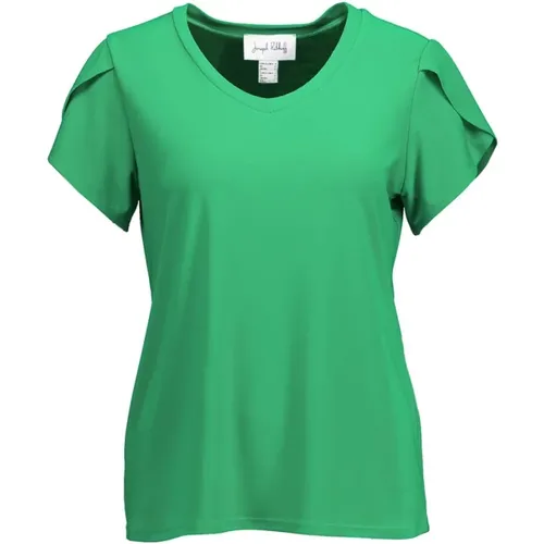 Elegant V-Neck T-Shirt for Women , female, Sizes: S, XL, M, L, 2XL - Joseph Ribkoff - Modalova