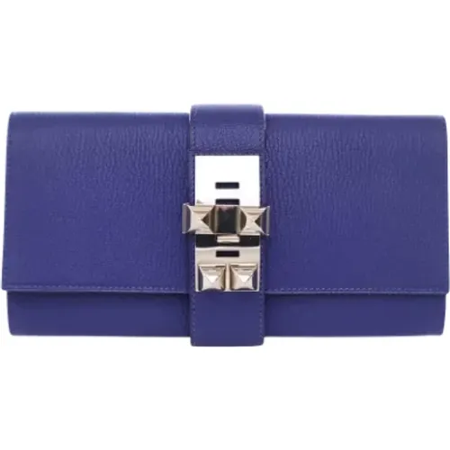 Pre-owned Clutches, female, , Size: ONE SIZE Pre-owned Leather clutches - Hermès Vintage - Modalova