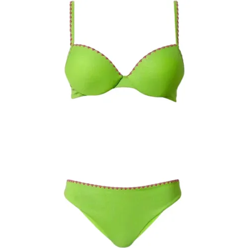 Grünes Lurex Bikini-Set Twinset - Twinset - Modalova