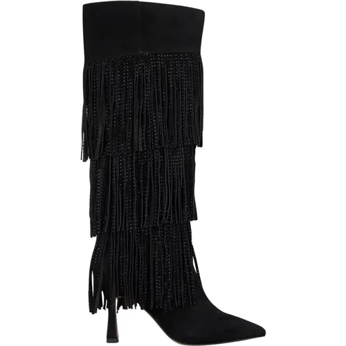 Fringed bedeckter Stiefel - Alma en Pena - Modalova