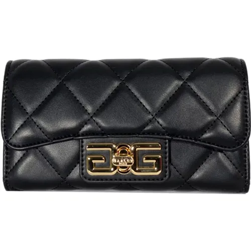 Quilted Continental Wallet with Double G Closure , female, Sizes: ONE SIZE - Gaëlle Paris - Modalova