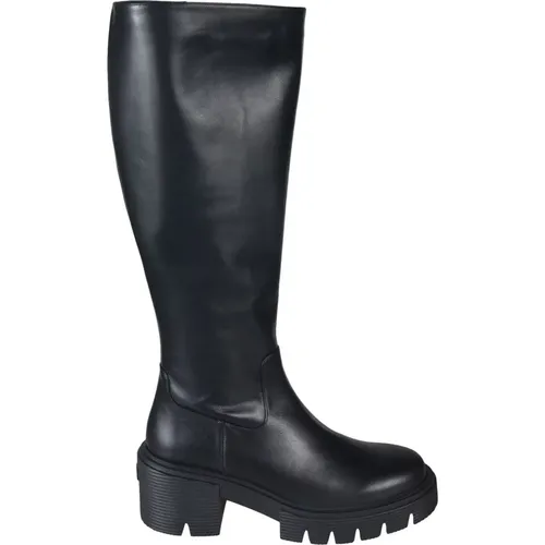 Zipper Boots - Solid Color , female, Sizes: 5 UK, 6 UK, 7 UK - Stuart Weitzman - Modalova